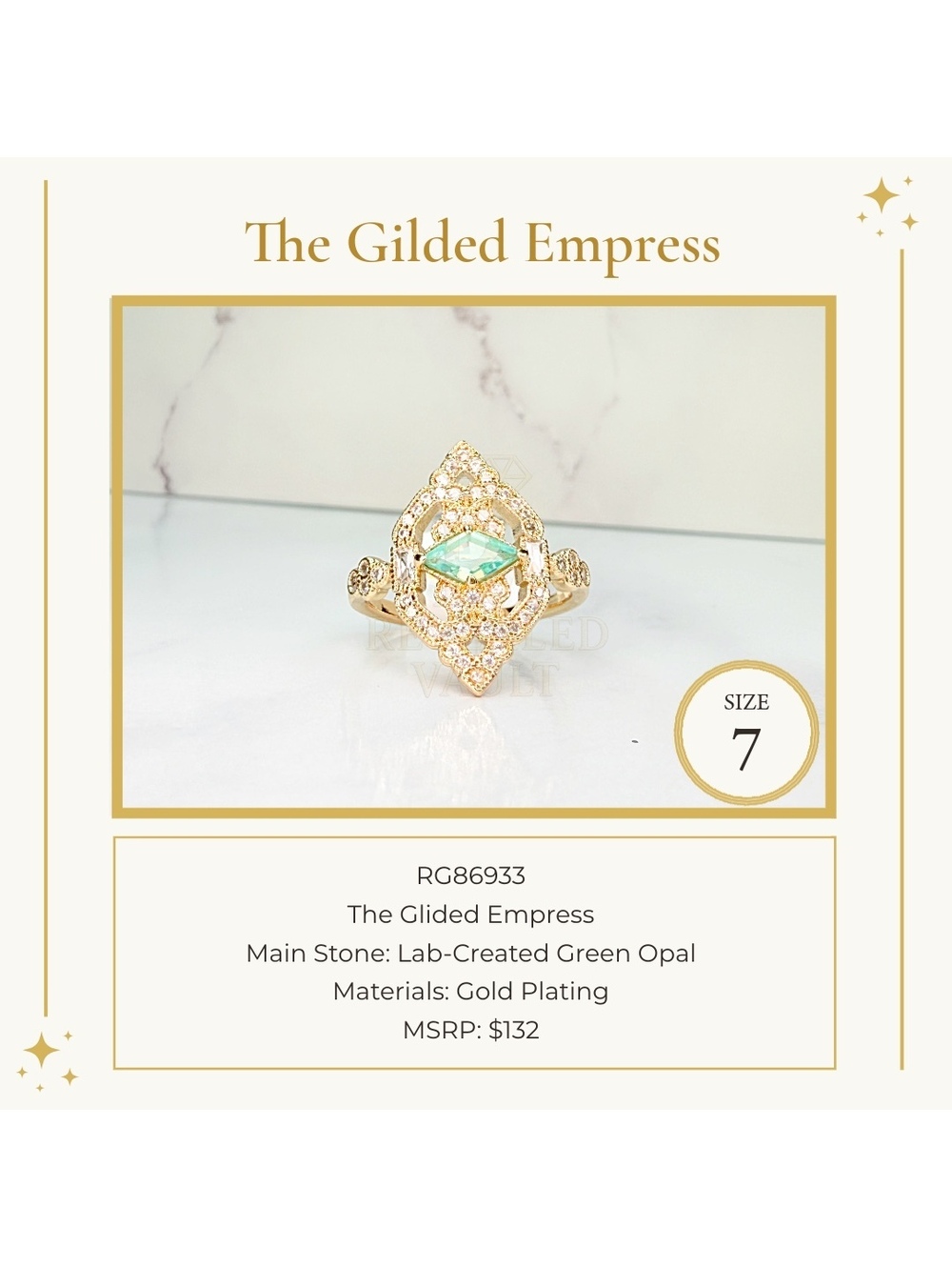 The Gilded Empress - Size 7 - OG